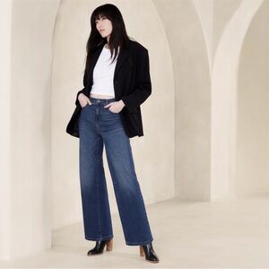 Banana Republic Factory Dark Blue Flare Jeans